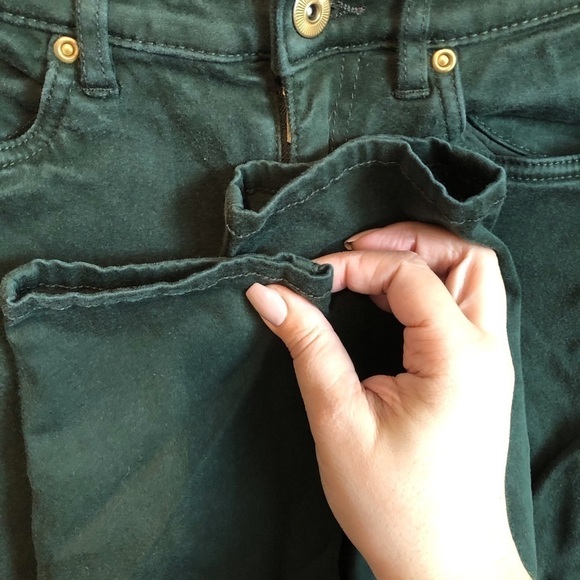L.O.G.G Forest Green Skinny Jeans - Picture 9 of 10